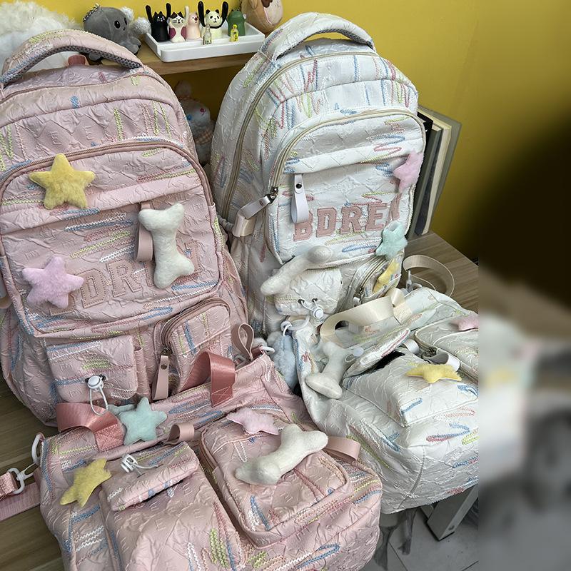 

Children s Schoolbags Elementary School Students Cute Multi Layer Backpacks Backpacks