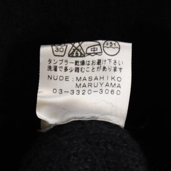 MASAHIRO MARUYAMA wool blend knit cardigan 46 black Men's Used