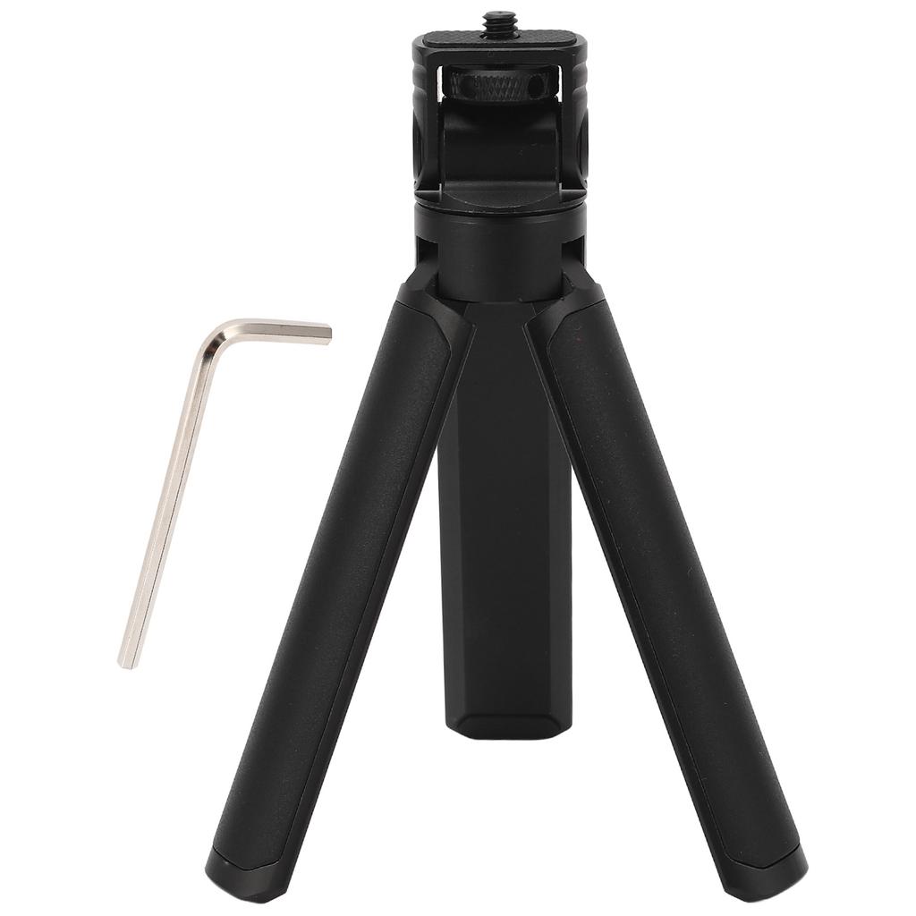 Mini Camera Tripod Adjustable Head Portable Vlog Travel Selfie Stick Handle Grip Desktop Tripod