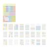 Portable Stick Memo Pad Student Key Classification Index 48 Page For Classifying Note Files And Important Page