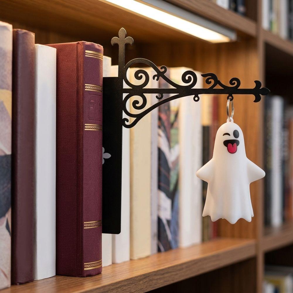 LED Lighting Halloween Ghost Bookshelf Lamp Vintage Style Book Nook Lamp Home Decor