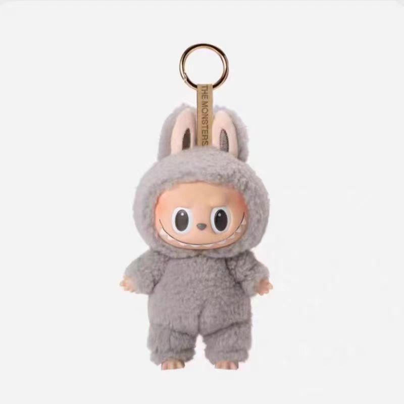For Lafufu 17cm The First Second and Third Blind Box Heart Beat Series Doll Cloth Car Interior Decor Pendant Birthday Toy Gifts
