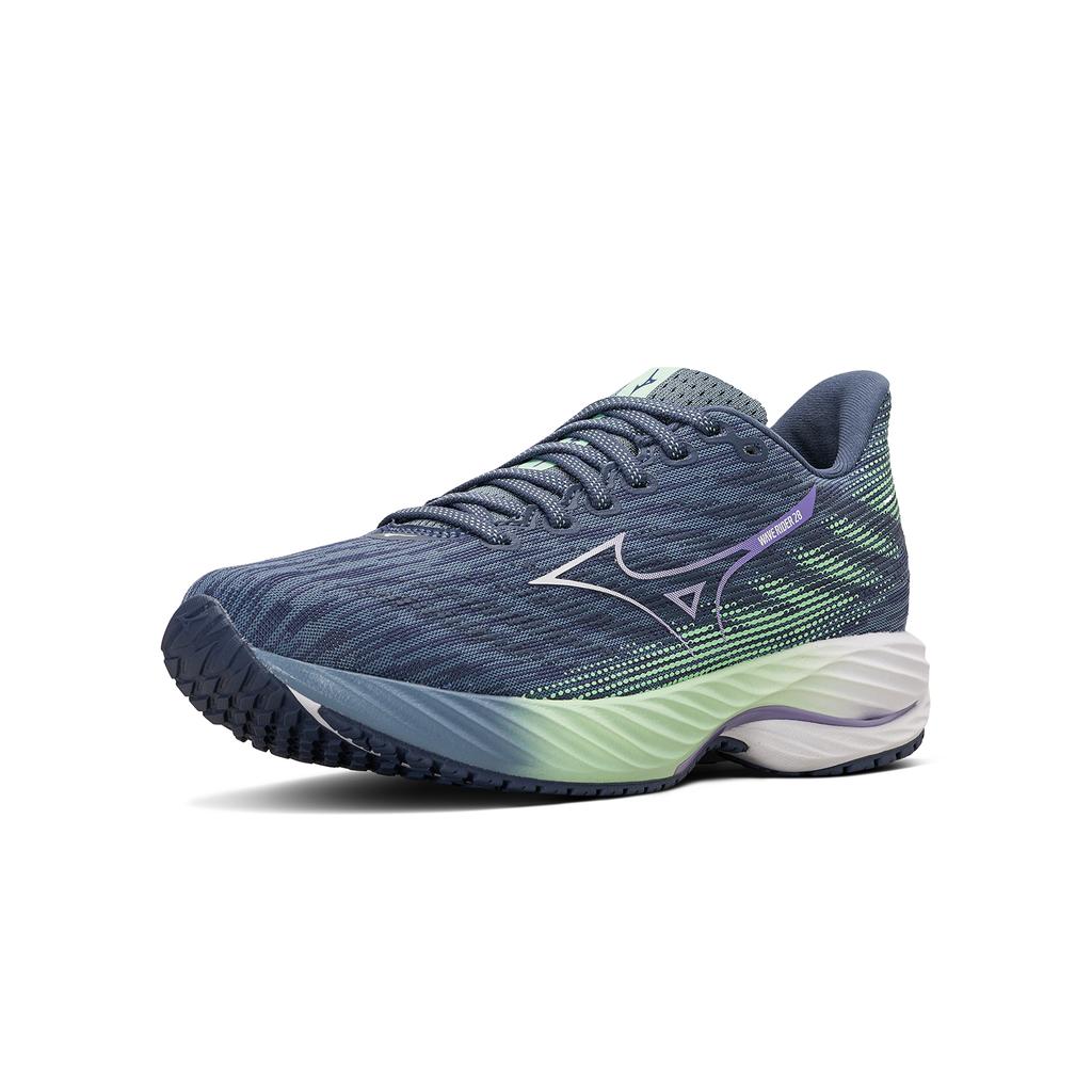 Mizuno  Wave Rider 28 Citadel Neo Mint Women Sneakers Blue White J1GD240371