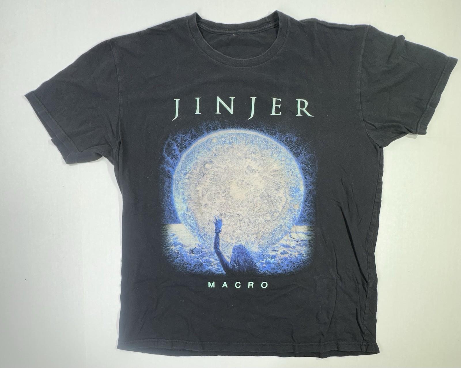 Jinjer Macro Tour 2019 XL Band Progressive Metal Concert Tee Black Unisex T-Shirt XXXL