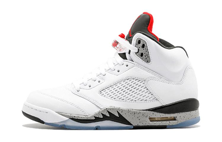 Air Jordan 5 Retro 'White Cement' Gs 440888-104 37.5 white