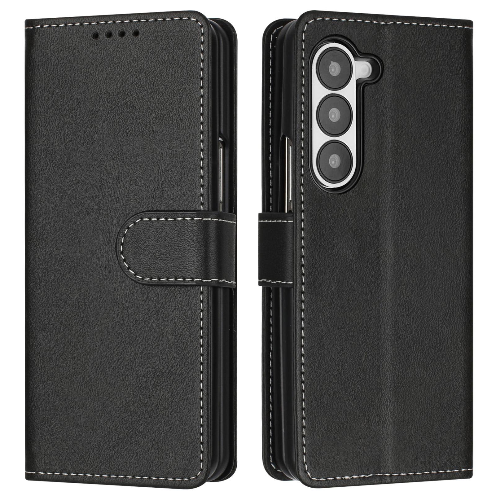 

For Samsung Galaxy Z Fold5 5G Case Stand Wallet Folio PU Leather Phone Cover E