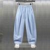 Herren Frühling Neu Japanisch Sommer Einfach Elastisch Locker Mode Weite Beine Säbel Lässig Hose