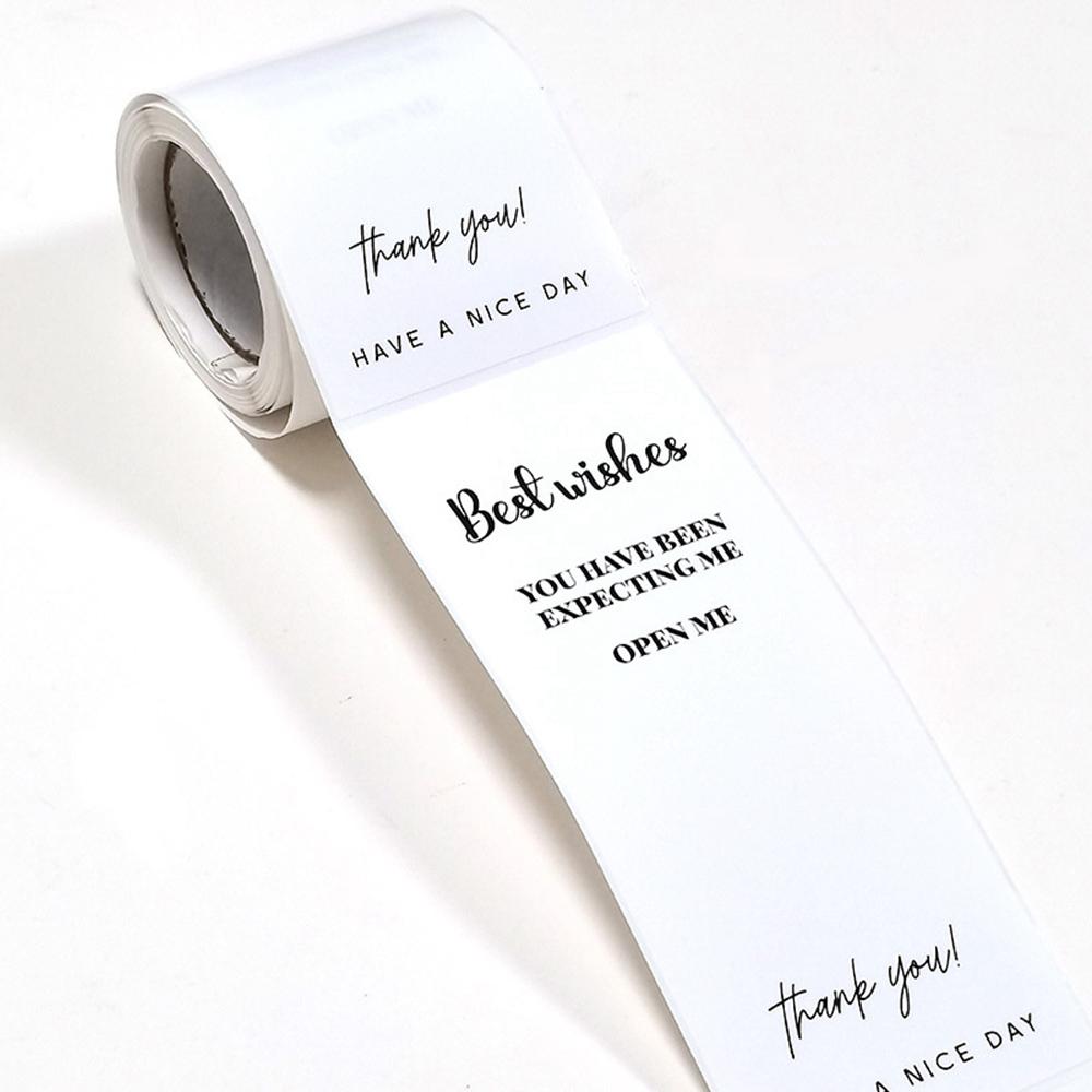 High-Quality 50Pcs High-Quality Flower High-Quality Thank High-Quality You High-Quality Stickers High-Quality Seal High-Quality Labels High-Quality