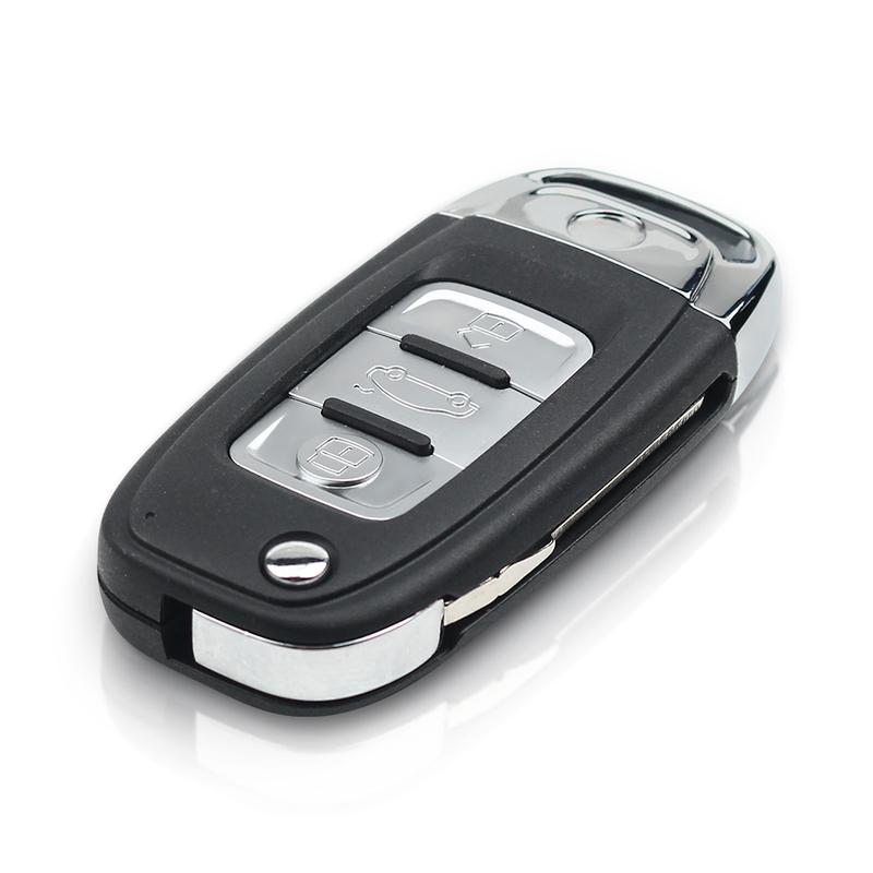 KEYYOU Modified 3 Buttons Flip Folding Remote Car Case Key Shell For VW Volkswagen Polo Passat B5 Tiguan Jetta Golf Seat Skoda