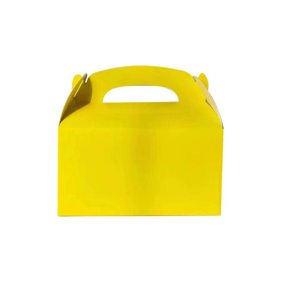 20pcs Christmas Handheld Cake Box Gift Packaging Box Baking Candy Box Party Supplies Holiday Present Storage Box for Small Gifts