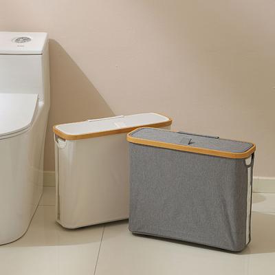 New Bathroom Organizer Basket Capacity Toilet Paper Storage Basket with Lid Breathable Design for Dispenser for Bathroom