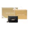 Michael Kors Heather Classic Solid Color Commuter Letter Logo Fashion Leather Small Square Chain Envelope Crossbody Shoulder Bag 32S2G7HC0L-001