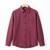 Langsaha Women's Loose-Fit Plaid Long-Sleeve Casual Shirt