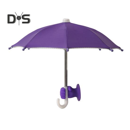 

Зонт для телефона с присоской Fist Защита от ультрафиолета Универсальный мини ветрозащитный козырек от солнца Зонт для мобильного телефона Аксессуары для телефона фиолетовый