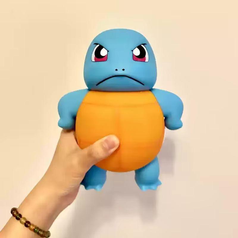 Pokemon Anime Figures 22cm Cubone Bulbasaur Squirtle Model Statue Cute Children Toys Collection Car Desktop Decoration Gifts