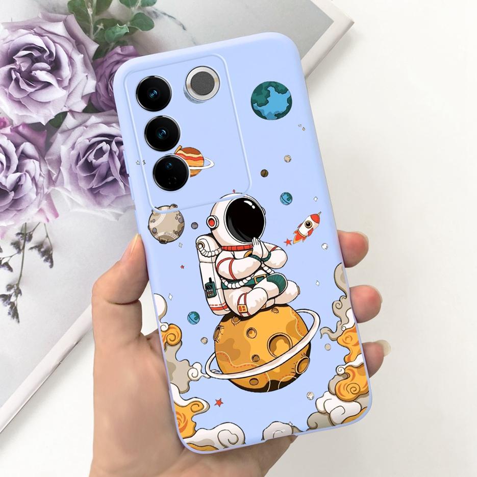 For Vivo V27 Case Vivo V27e V2237 Cute Fashion Painted Cover Soft Silicone Phone Case For Vivo V27 Pro V 27 V27e Back Cover Bags