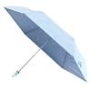 Nifty Colors Faltbarer Gestreifter Meise Mini 2546BL Regenschirm, Lichtblockierend 2-seitig Langschwänzig
