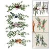 PEW Flowers for Chair Photography Props Decorative Wedding Aisle Decorations for Events Concerts Backdrop Ceremony Engagement