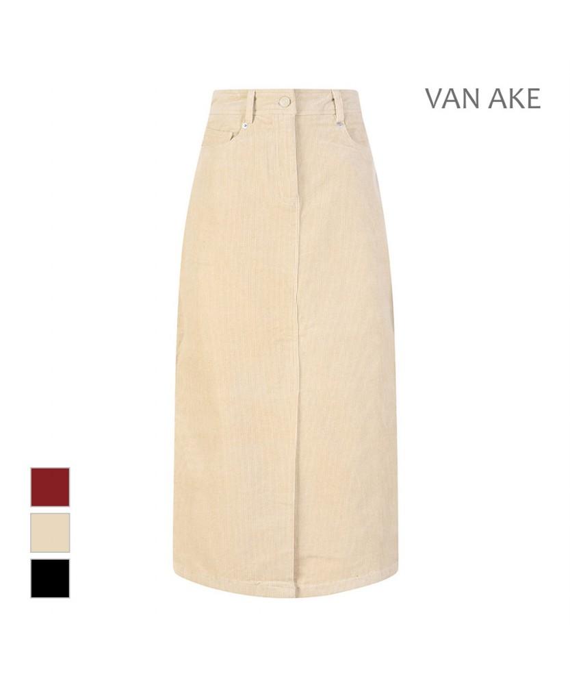VANAKE Corduroy Long Slit Skirt_Vb4Xskmd03Z