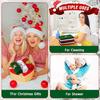 New Year Towel Classic Solid Xmas Tree/Snowman/Santa Claus Embroidery Bath Towel 45x32cm Christmas Hand Towels