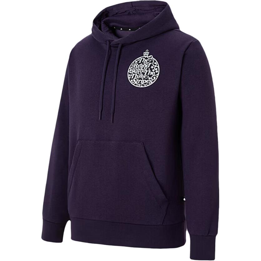 Adidas Loose Fit Hooded Pullover Simple Long Sleeve Sweatshirt Men sweatshirt JM6433 S