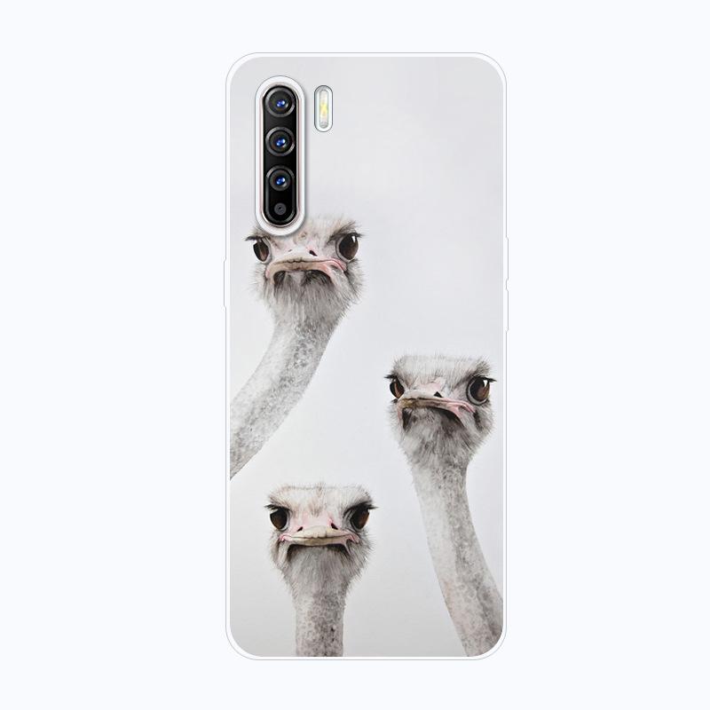 For OPPO Find X2 Neo Case Shockproof Soft silicone TPU Back Cover For OPPO FindX2 Neo Phone Cases Find X2 Lite Case Cute Cartoon