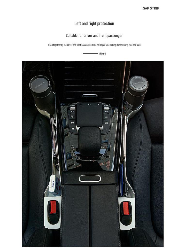 Autositz-Lücken-Organizer - Multifunktionale Innenraum-Aufbewahrungsbox