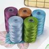 100g 1.5mm Summer Crochet Yarn Thin Ice Cotton Hollow Nylon Cord Colorful Thread For Hand Knitting Bags Hats And Shoes