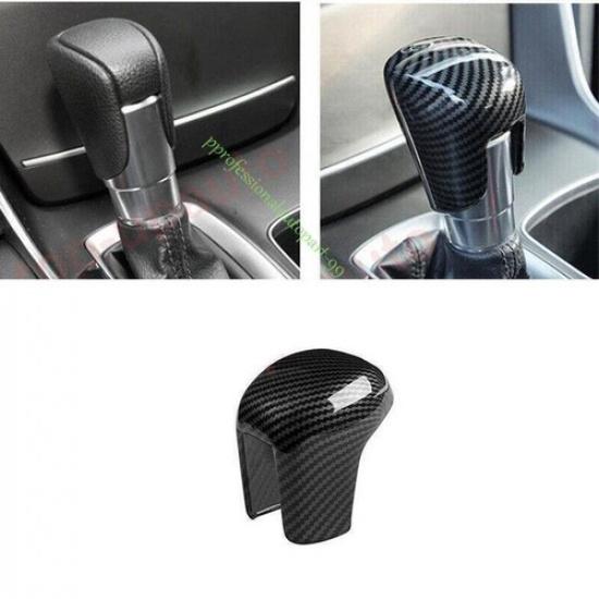 For Honda HR-V -2024 ABS Carbon Fiber Gear Shift Knob Head Cover Trim 1pcs