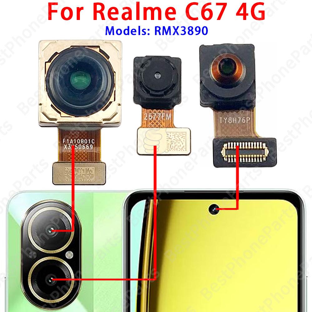 Fotocamera Posteriore Anteriore Per Realme C55 C67 4G GT Master GT Neo Modulo Fotocamera Principale Cavo Flessibile Sostituzione Ricambi