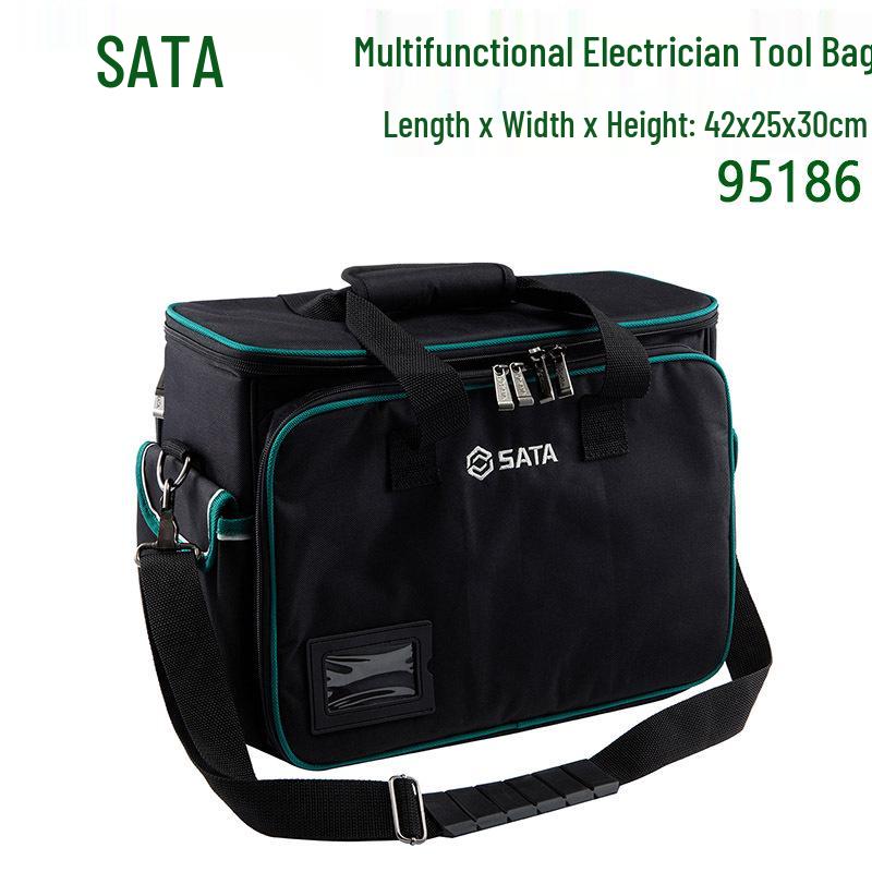 SATA 16-inch Waterproof Multifunction Electrician s Tool Bag 16-inch