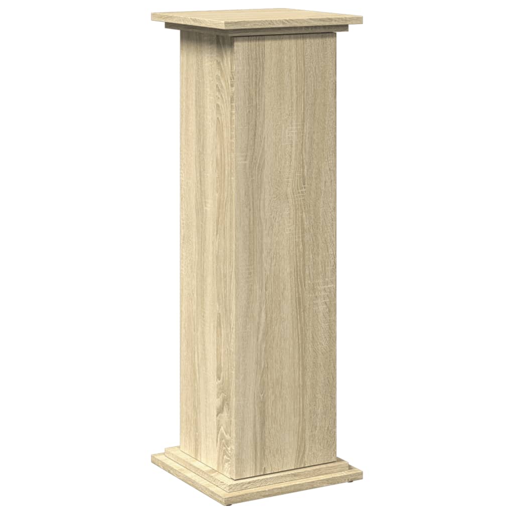 Pedestal with Storage Space Sonoma Oak Finish 31 X 30 X 90 Cm Engineered Wood