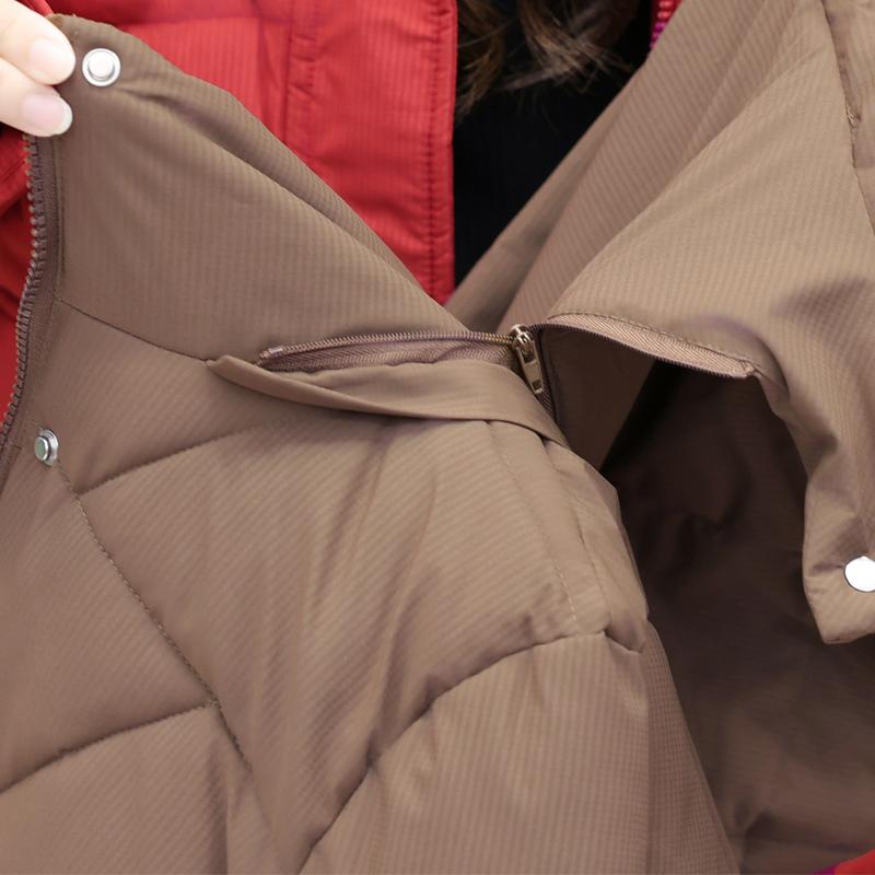 Winter Coat Female Long Parkas Hooded Elegant Thick Warm Jacket Winter Clothes High Quality