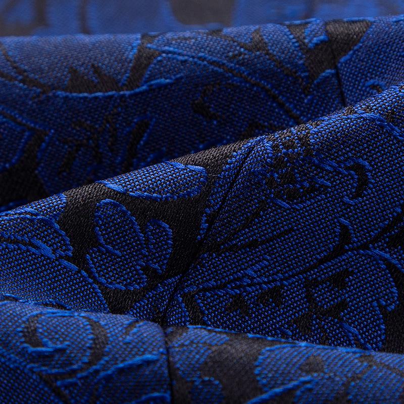 Men's Cross-border Hot-selling Jacquard Two-piece Evening & Business Casual Suit.