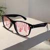 Oversize Square Chic Gifts Glasses Halloween Cosplay Novelty Props Eyewear Funny Design Festival Party Decor Eyeglasses