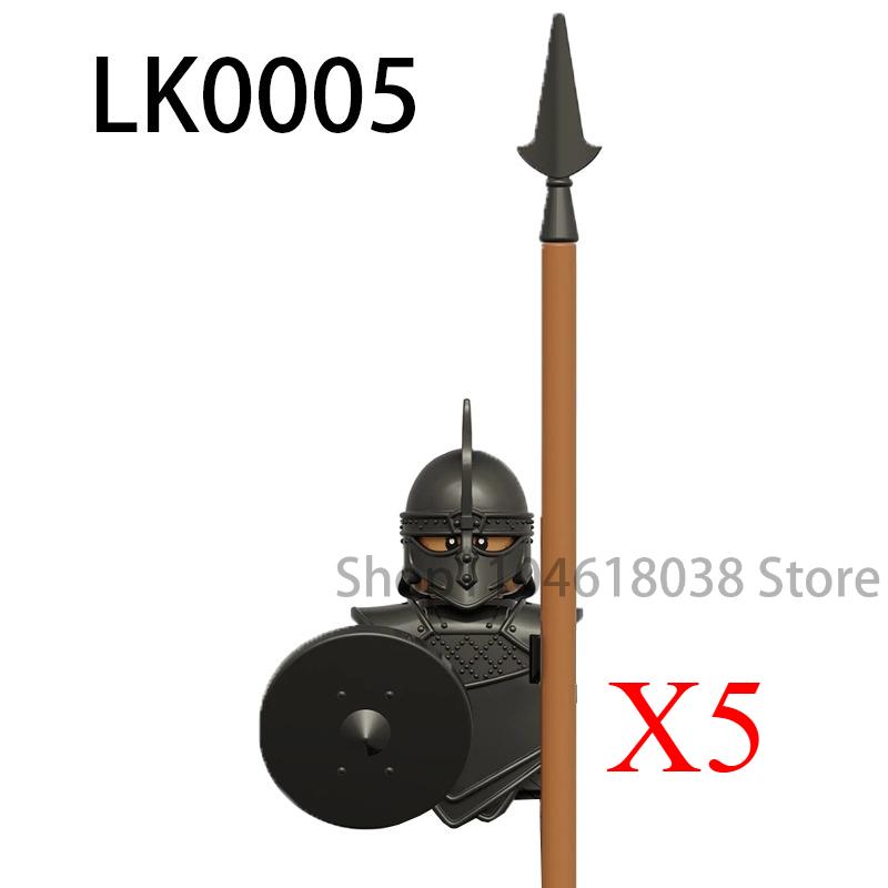 Medieval Military Noble Knights Building Blocks Figures Accessories Helmet Armor Shield Sword MOC Bricks Toys Friends Gifts