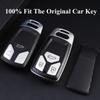 Nové měkké TPU pouzdro na dálkové ovládání na klíče pouzdro na klíče pouzdro pro A1 A3 A4 B9 A5 A6 Q3 Q5 4M Q7 TT TTS RS držák chrániče kupé příslušenství