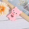 Baby Teething Toys Cartoon Animal Cat Shape Silicone Teether for Baby Kid ChildrenPink