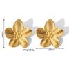 Vintage Flower Shaped Zircon Sets Women Choker Necklace Cuff Bracelet Stud Earrings Adjustable Rings Gold Silver Color Zircon