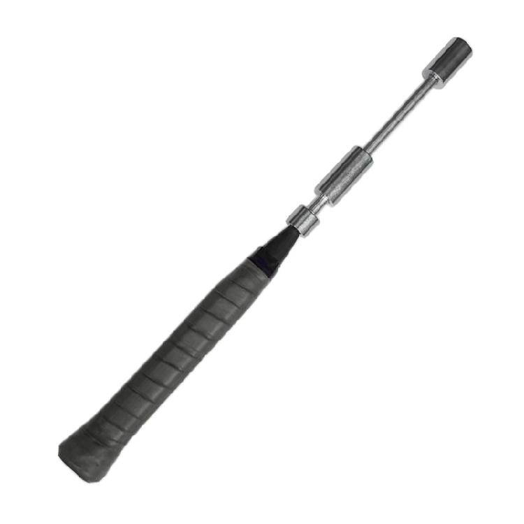 Swing Trainer Correct Badminton Rackets Power Trainer Stainless Steel Training Equipment For Effective Swing Practice чёрный