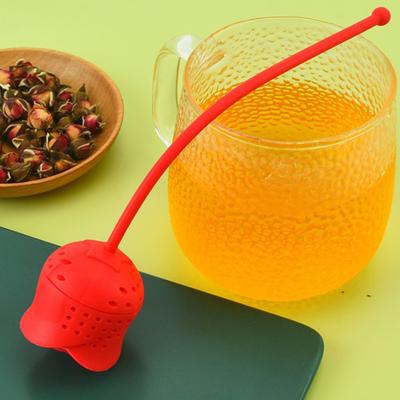 2Pcs Silicone Rose Flower Tea Filters Premium Loose Leaf Strainers Infuser Tea Accessories Home Office Restaurant