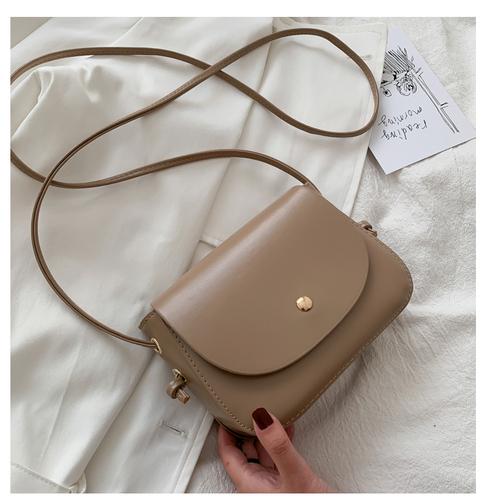 Arrival Women Simple Shoulder Bag Candy Color PU Leather Ladies Small Square Crossbody Bags Female Handbags Torebki Damskie