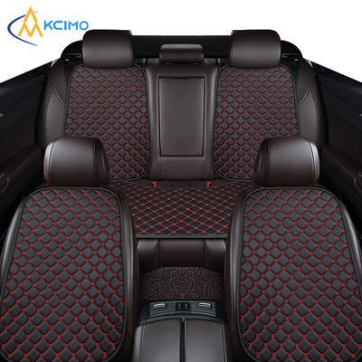 PU Leder Autositzbezug Universal Minimalismus Weiches Sitzkissen Schutzbezug mit Aufbewahrungstasche Autoinnenzubehör
