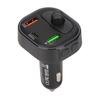 Carbon Fiber Style Multifunction Car Charger Wireless Bluetooth 5.1 FM Transmitter Fast Charging