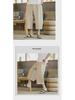 Men's Cropped Chinese Style Linen Shorts - Summer Wide-Leg 7-Point Casual Trousers