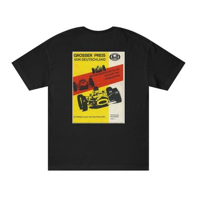 Vintage German Grand Prix Poster T-Shirt | Racing Graphic Tee