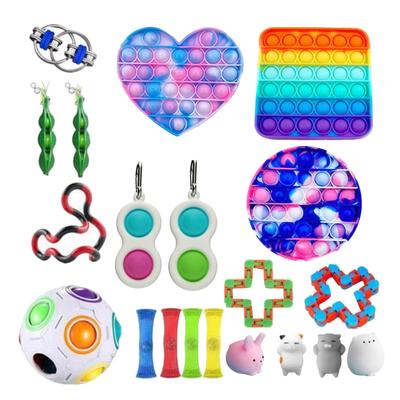 Fidget Toy 20-piece Set Of Decompression Sensory Toys For Children Or Adults