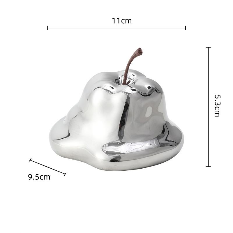 

Ceramic Handicrafts Abstract Apple Irregularly Melting Apples Interesting Ceramic Ornaments Home Decoration Accessories
