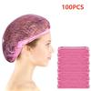 21" Disposable Bouffant Caps Non Woven Hair Net Covers Shower Caps Dust-free Beauty Spa Salon Tattoo Hotel Travel Bath Hats