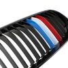 Front Bumper Hood Grills Glossy Black Single Slat Racing Grill Car Accessory For BMW 3-Series E92 E93 Coupe Cabrio 2010-2013 Facelift